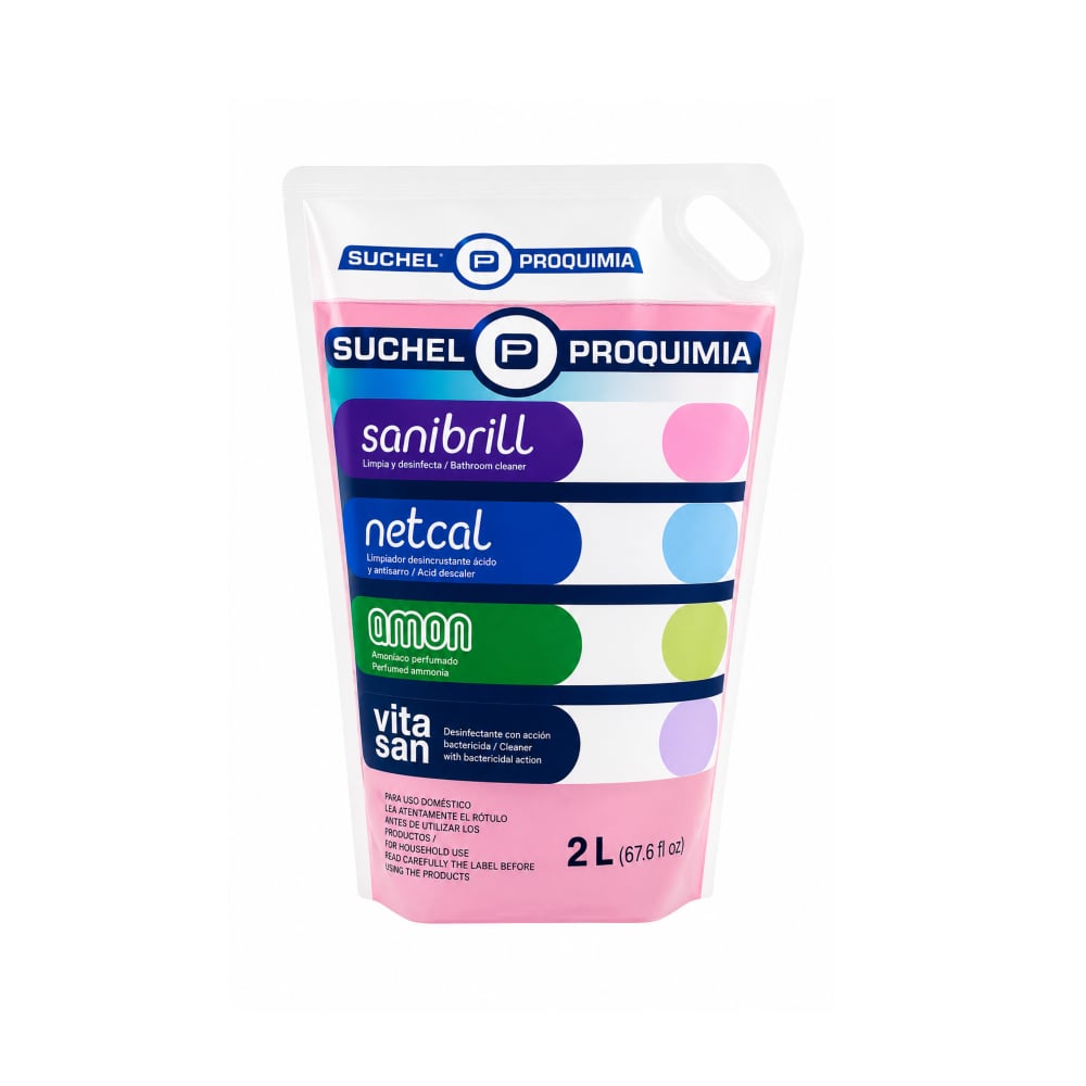 Detergente para baños Sanibrill Suchel Proquimia (2 kg / 4.40 lb) - Imagen 1
