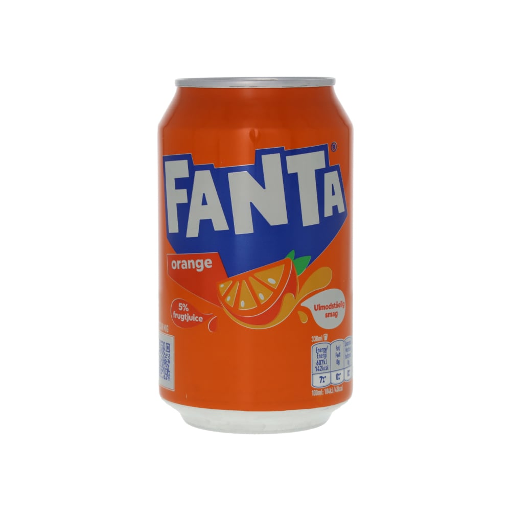 Refresco gaseado de naranja Fanta (330 ml) - Imagen 1