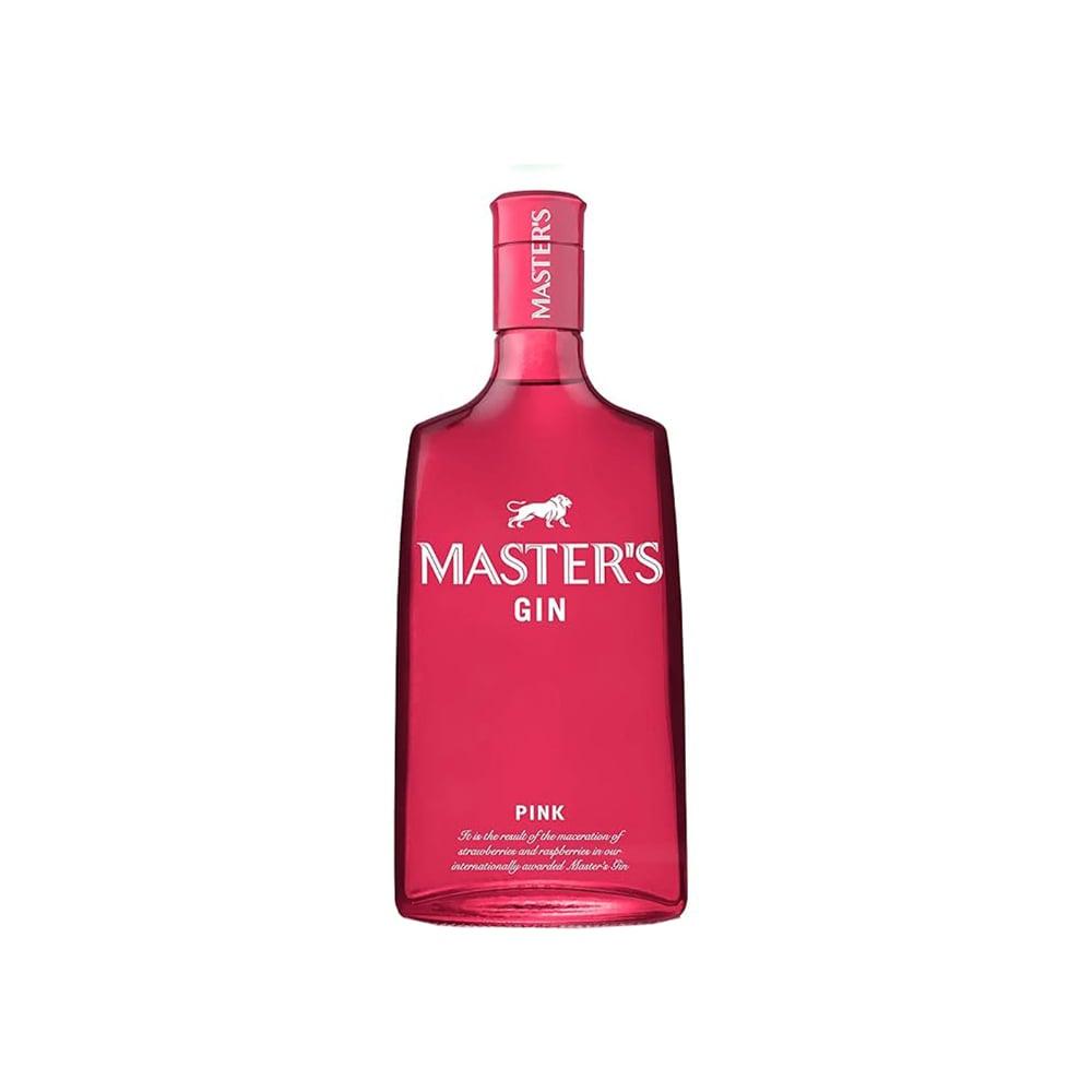 Botella de Gin Tonic -ginebra- Gin Pink Master's (700 ml) - Imagen 1