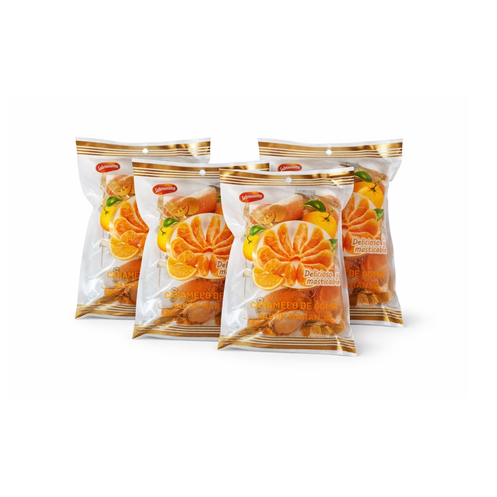 Combo caramelo de goma sabor naranja (4 x 208 g / 7.3 oz) - Imagen 1