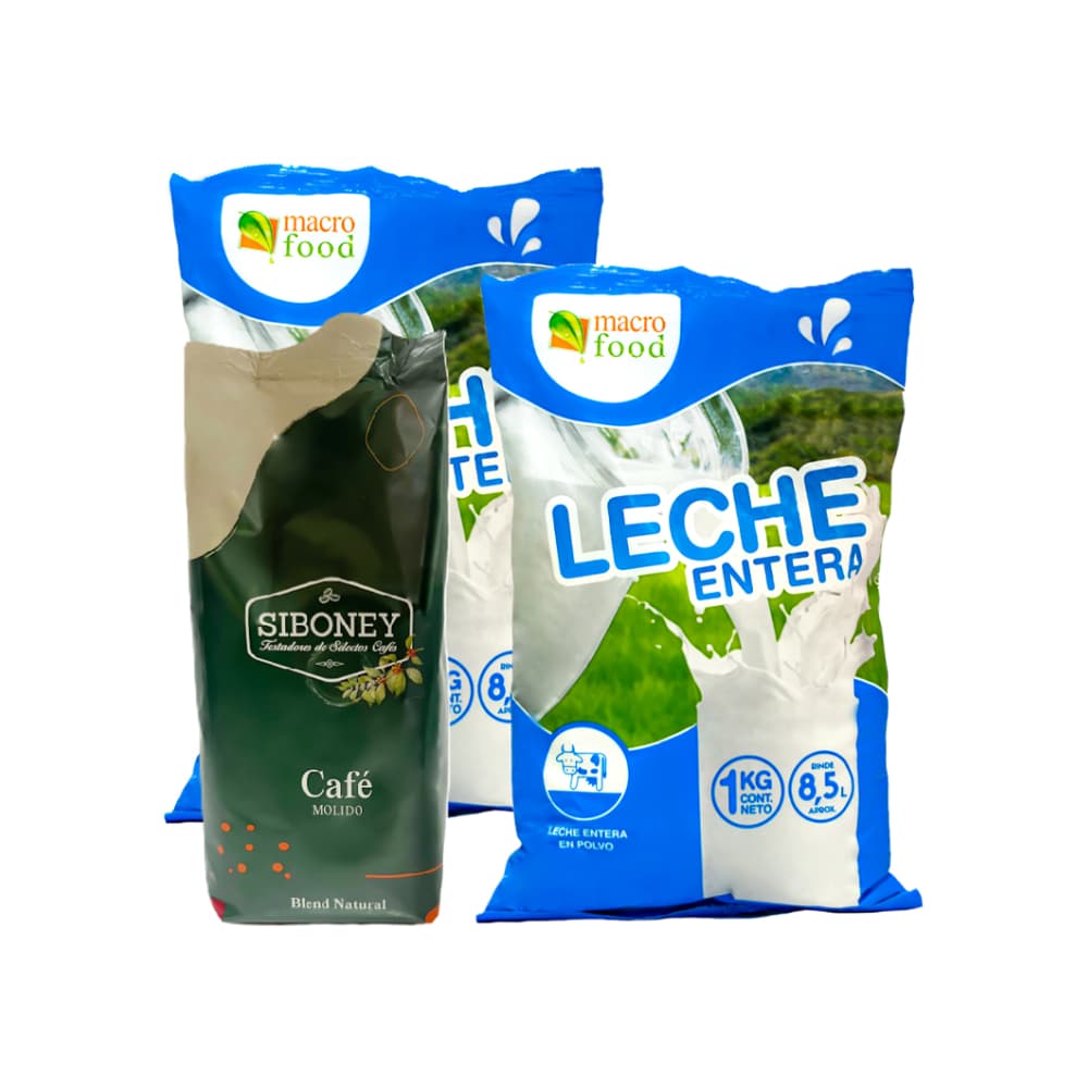 Leche en polvo + Café molido - Imagen 1
