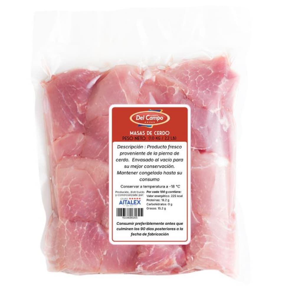 Masas de cerdo Alimentos del Campo (1 kg / 2.2 lb) - Imagen 1