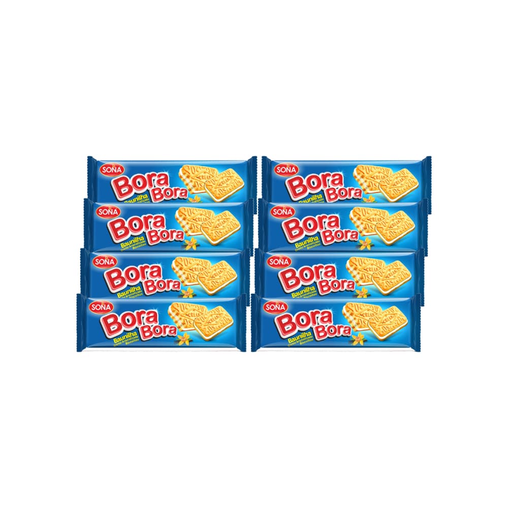 Combo Galletas con crema sabor vainilla - Imagen 1