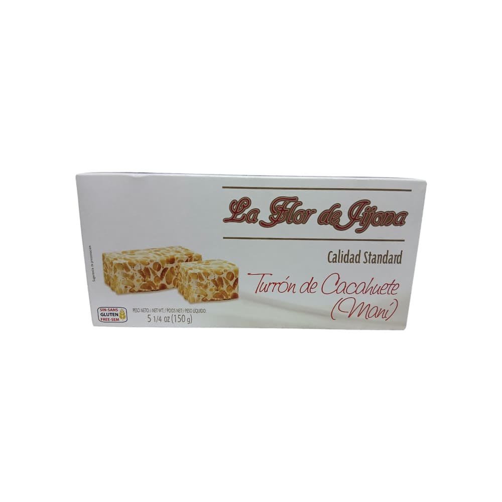 Turrón de cacahuete La Flor de Jijona (150 g / 5.29 oz) - Imagen 1