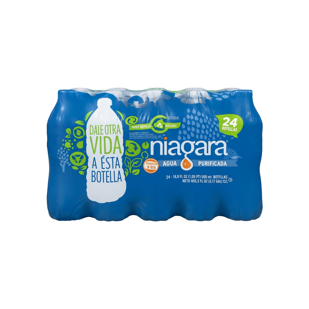 Agua purificada Niagara (24 x 500 ml) - Imagen 1