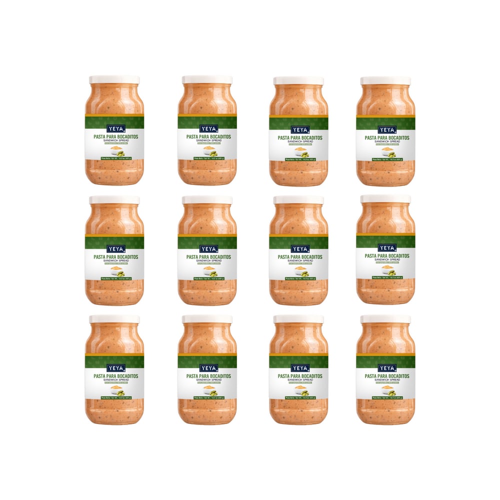 Pasta para bocaditos YEYA (12 x 420 g / 14.8 oz) - Imagen 1