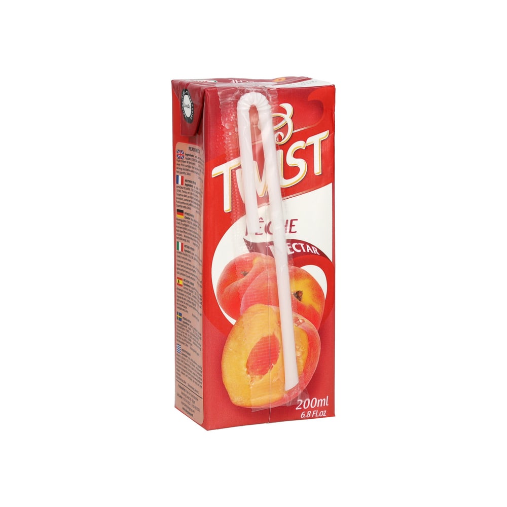 Néctar de melocotón -jugo- Twist (200 ml) - Imagen 1