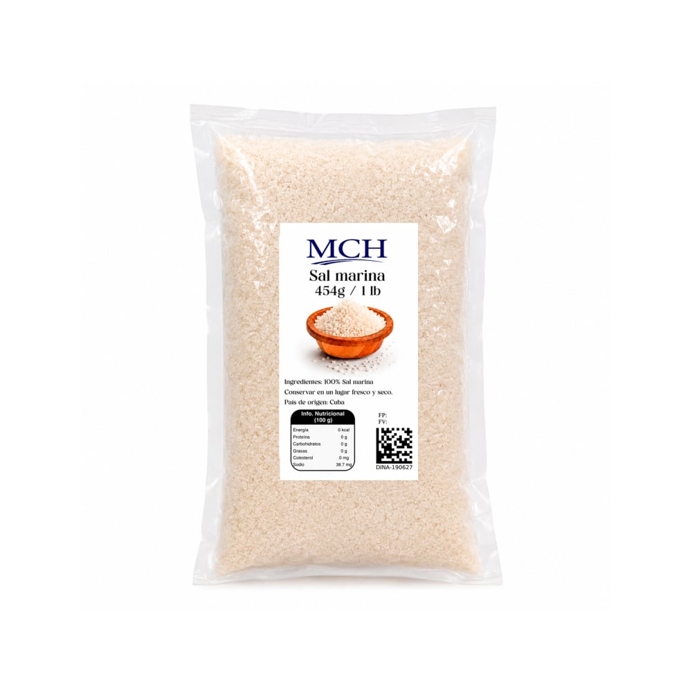 Sal marina MCH (454 g / 1 lb) - Imagen 1