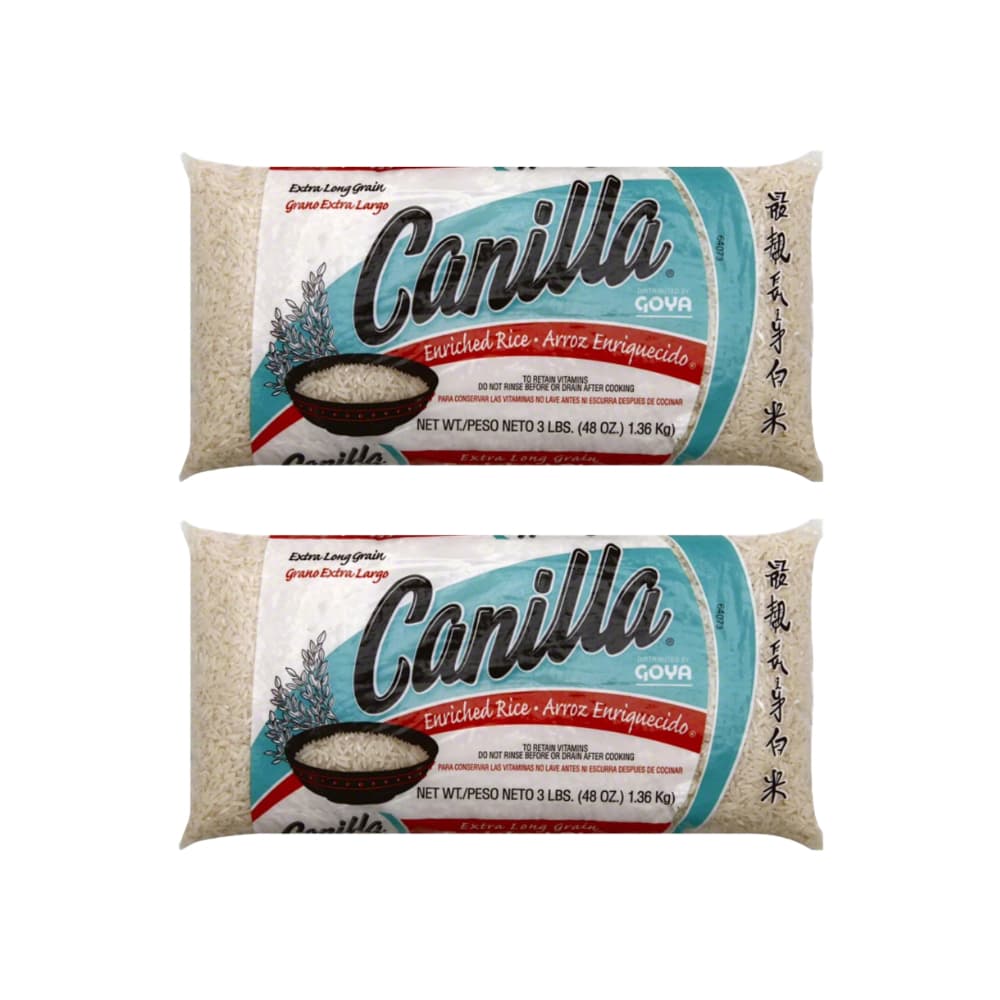 Arroz de grano extra largo Canilla Goya (2 x 1.36 kg / 3 lb) - Imagen 1