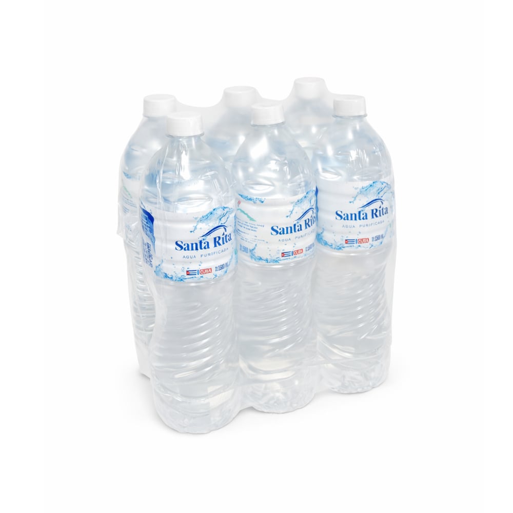 Agua purificada Santa Rita (6 x 1500 ml) - Imagen 1