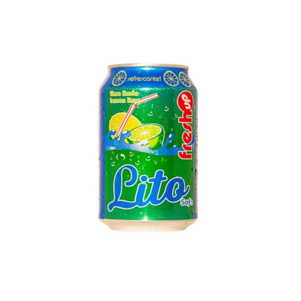 Refresco gaseado limón Lito Soft (330 ml / 11.15 oz) - Imagen 1