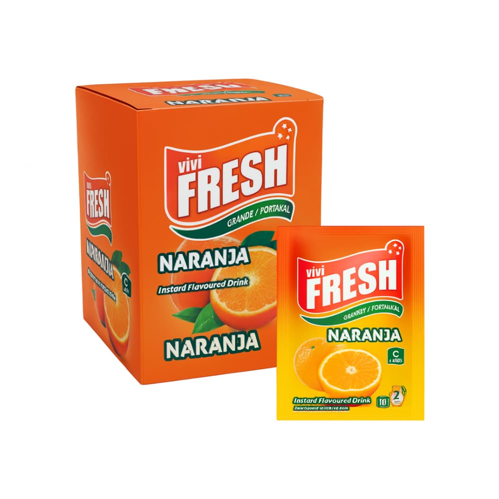 Refresco instantáneo sabor naranja Vivi Fresh Erdem (24 x 10 g) - Imagen 1