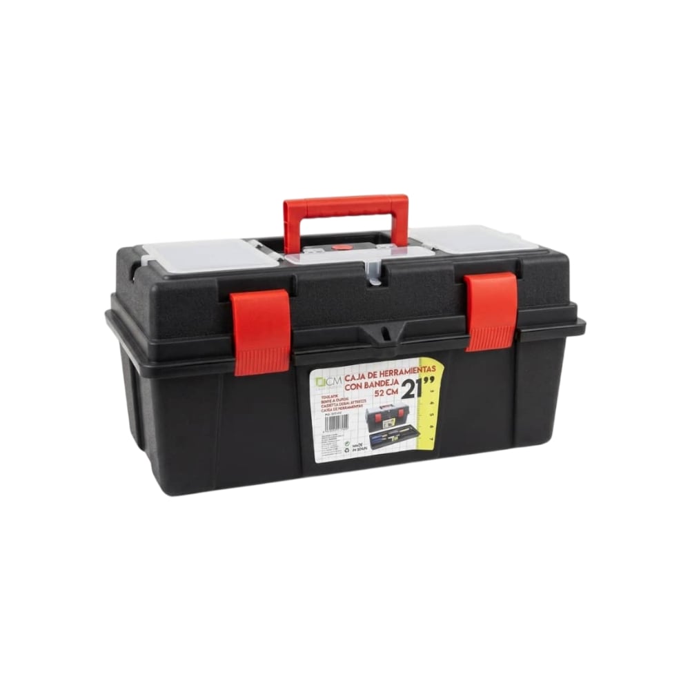 Caja para herramientas de plástico con bandeja de 21" Casa y Menaje - Imagen 1