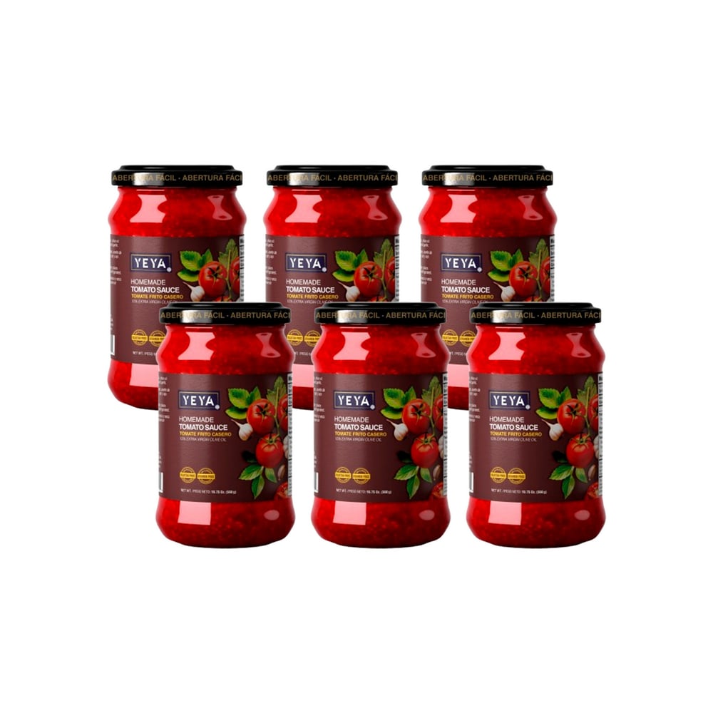 Tomate frito casero YEYA (6 x 560 g / 1.23 lb) - Imagen 1