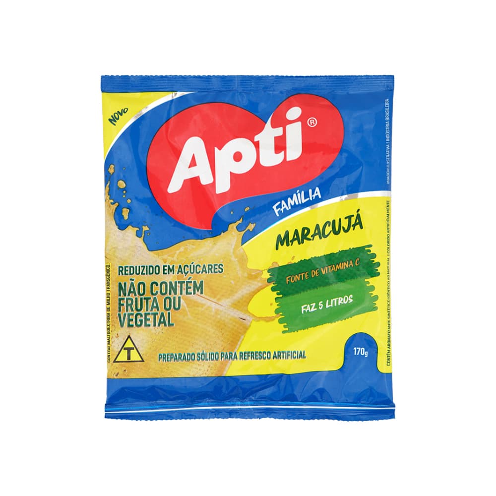Refresco instantáneo sabor maracuyá Apti (170 g / 6 oz) - Imagen 1