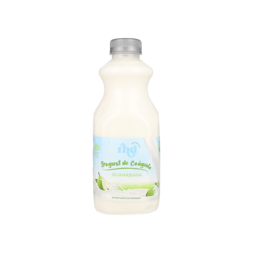 Yogurt probiótico de coágulo sabor guanábana RHD (1 L) - Imagen 1