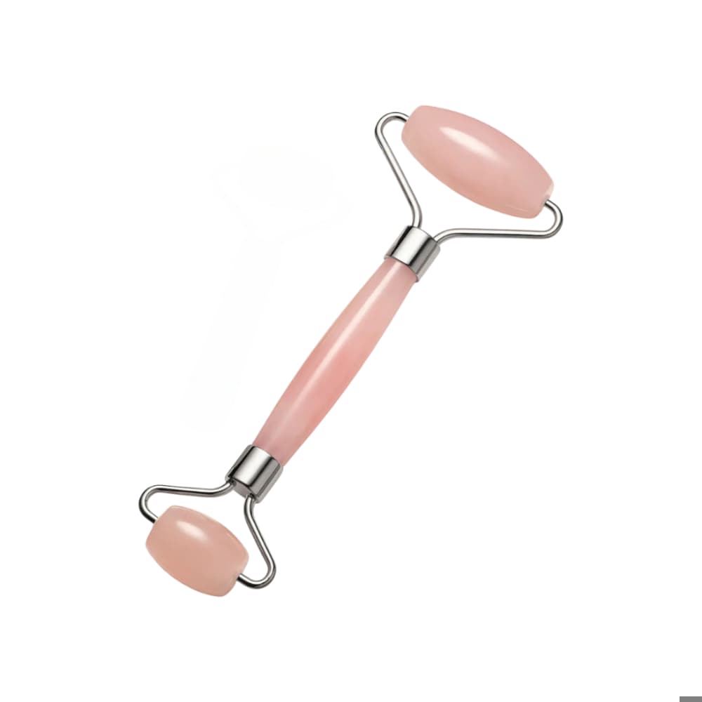 Rodillo tensor facial de cuarzo rosa antienvejecimiento y reafirmante Tiara - Imagen 1