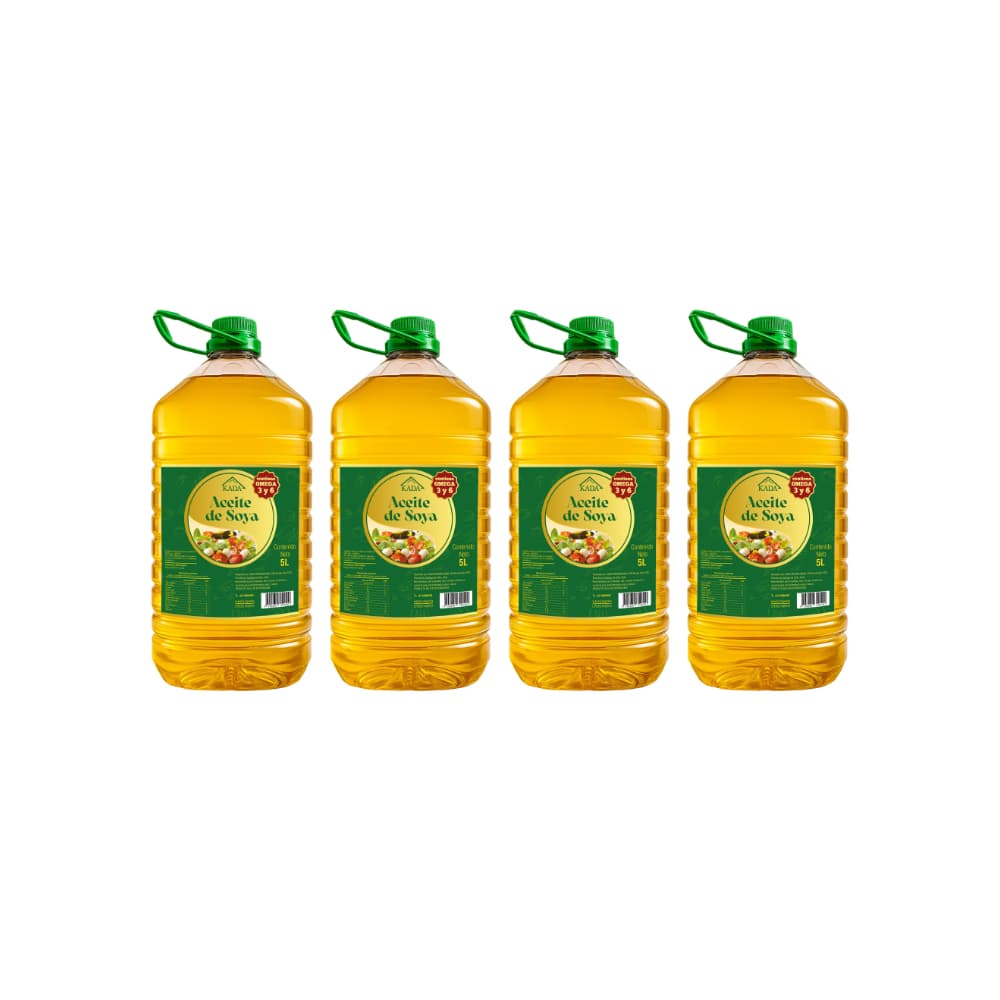Aceite de soya Kada (4 x 5 L) - Imagen 1