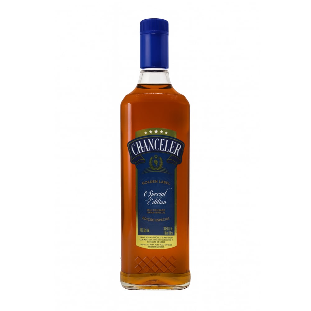 Whisky etiqueta dorada edición especial Chanceler (1 L) - Imagen 1