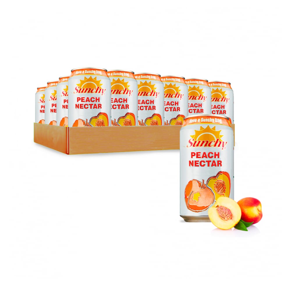 Néctar de melocotón Sunchy (24 x 334 ml / 11.3 fl oz) - Imagen 1