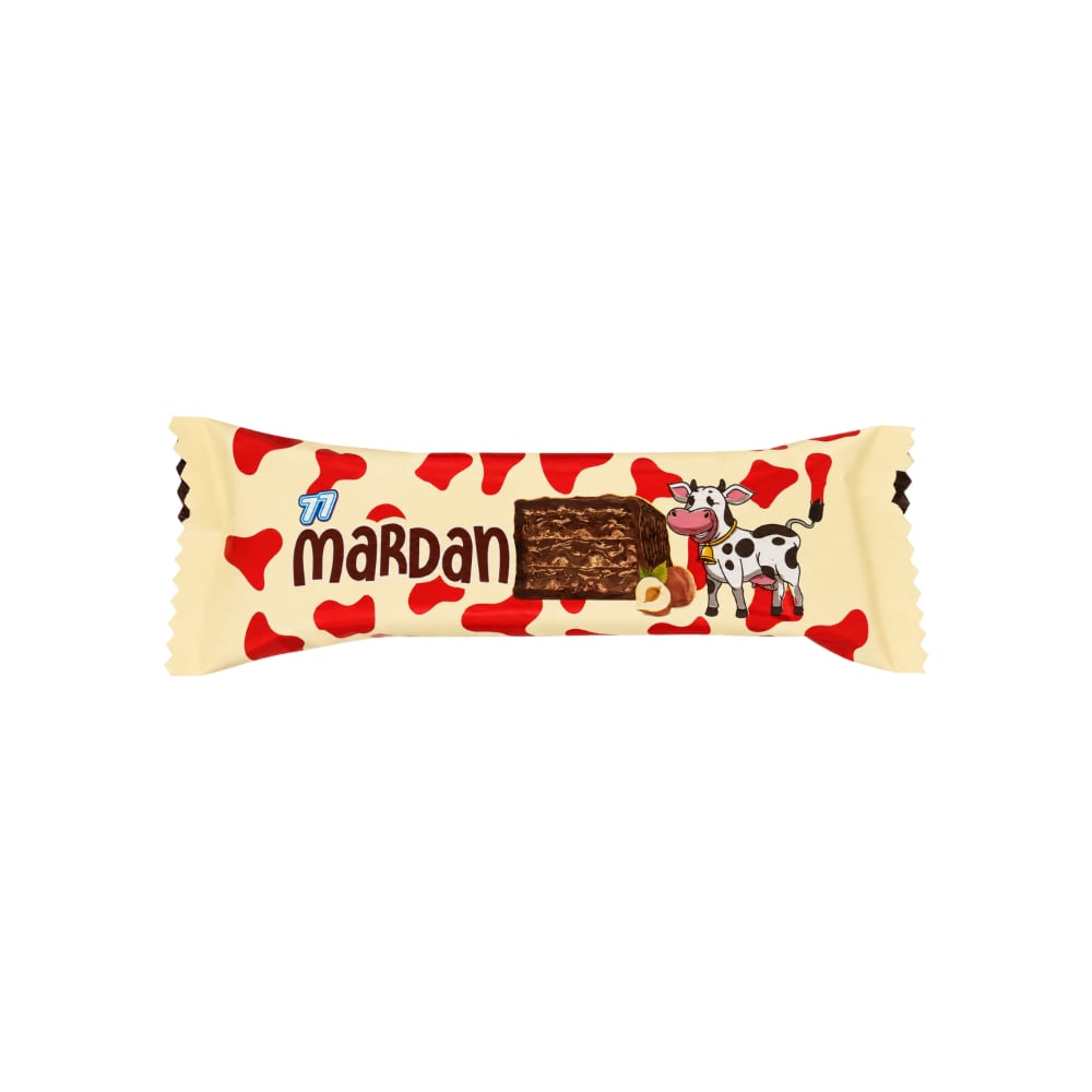 Obleas cubiertas de chocolate con relleno de avellana Mardan (30 g / 1.05 oz) - Imagen 1