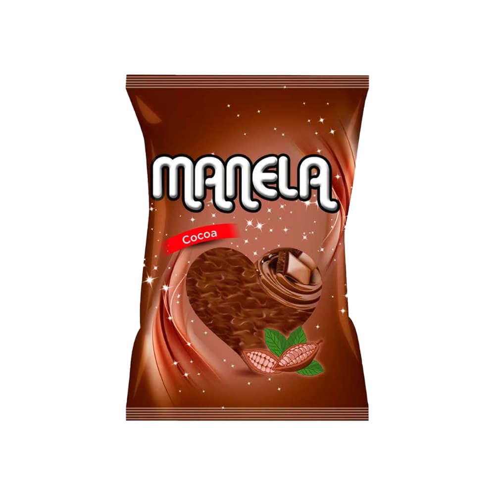 Pastel de chocolate con cobertura de chocolate Manela (50 g / 1.76 oz) - Imagen 1