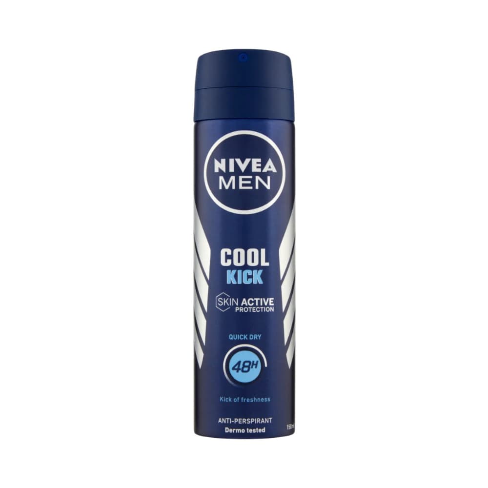 Desodorante en spray Cool Kick para hombres Nivea (150 ml) - Imagen 1