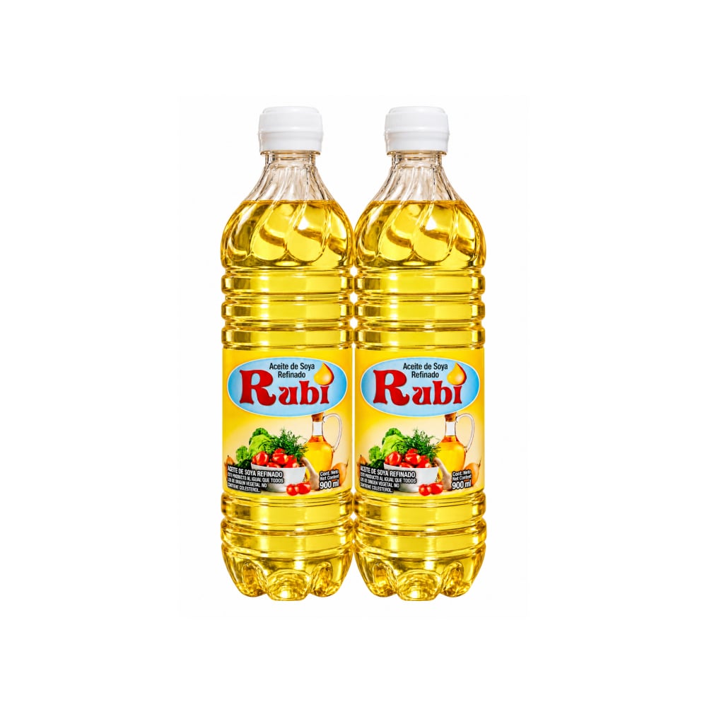 Aceite de soya refinado Rubi (2 x 900 ml) - Imagen 1