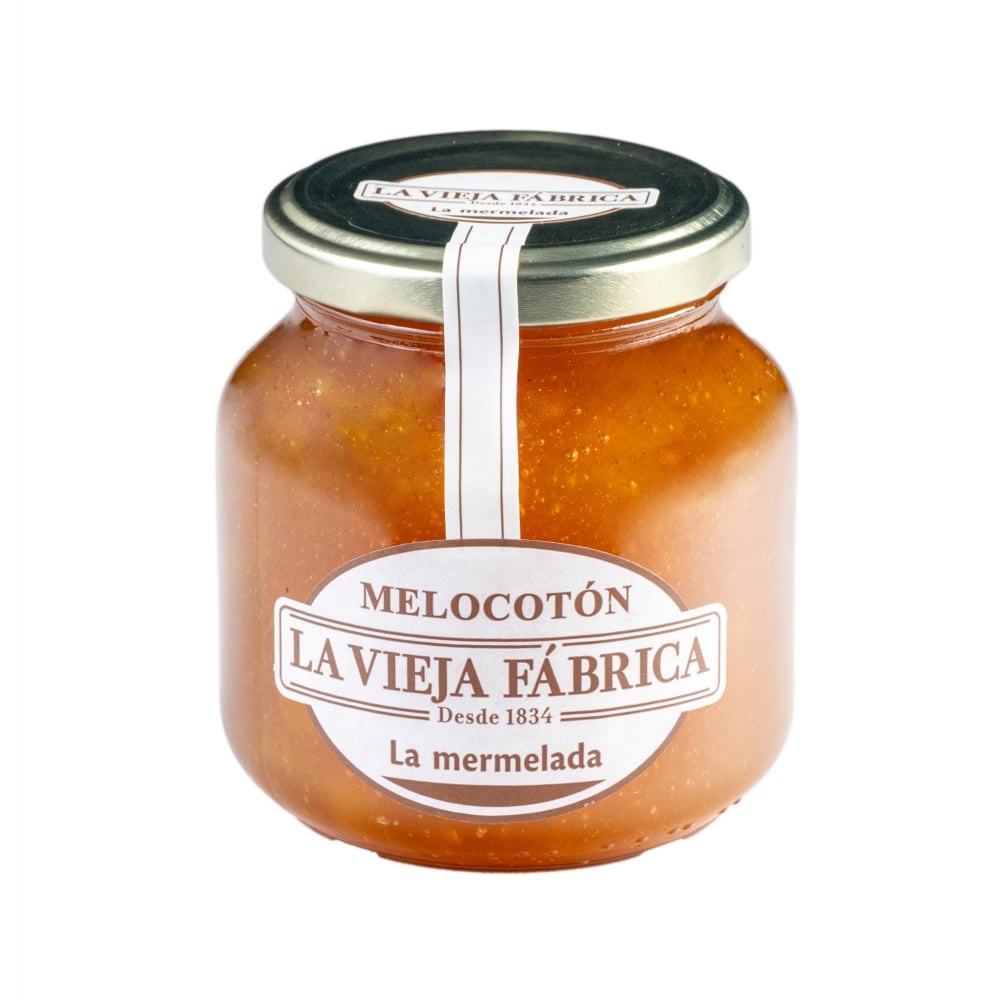 Mermelada de melocotón La Vieja Fábrica (350 g / 12.34 oz) - Imagen 1