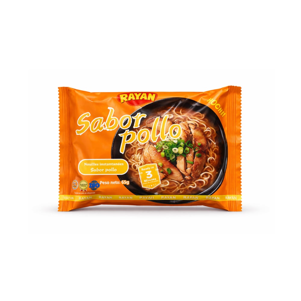 Fideos instantáneos sabor a pollo Rayan (65 g / 2.29 oz) - Imagen 1