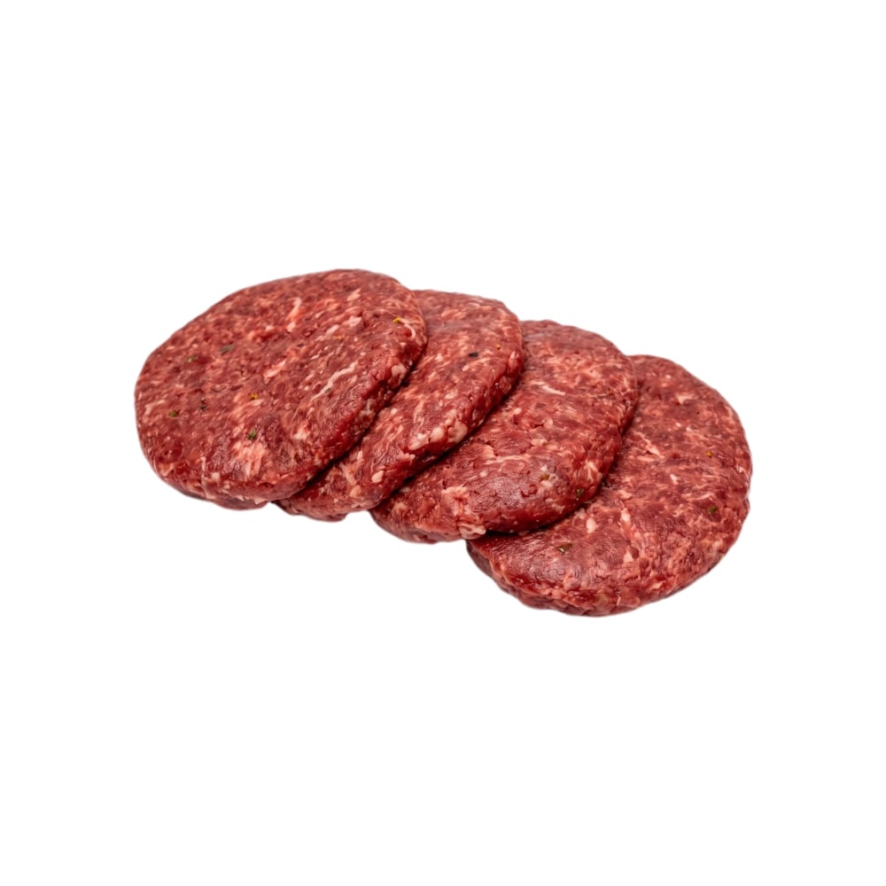 Hamburguesas de res Riki's (4 x 115 g / 4.05 oz) - Imagen 1