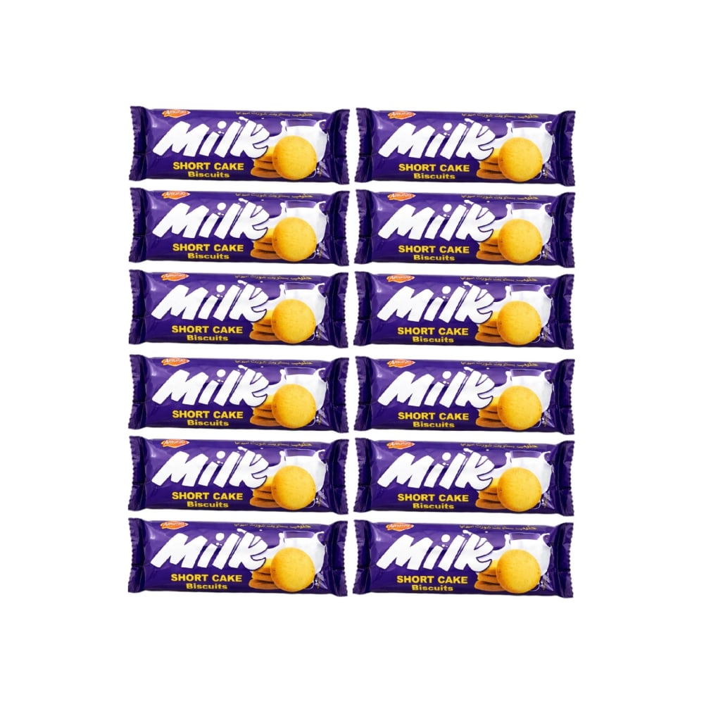 Galletas de mantequilla con leche Amulya (12 x 55 g / 1.94 oz) - Imagen 1