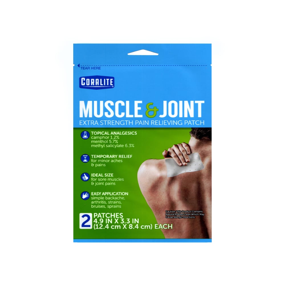 Parche analgésico extrafuerte para músculos y articulaciones Coralite (2 U) - Imagen 1