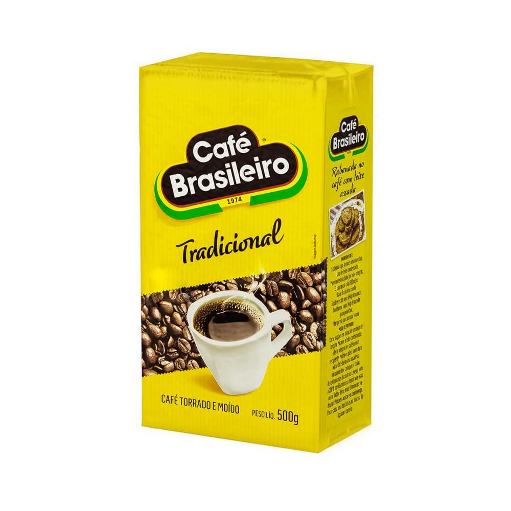 Café tradicional Brasileiro (500 g / 1.1 lb) - Imagen 1