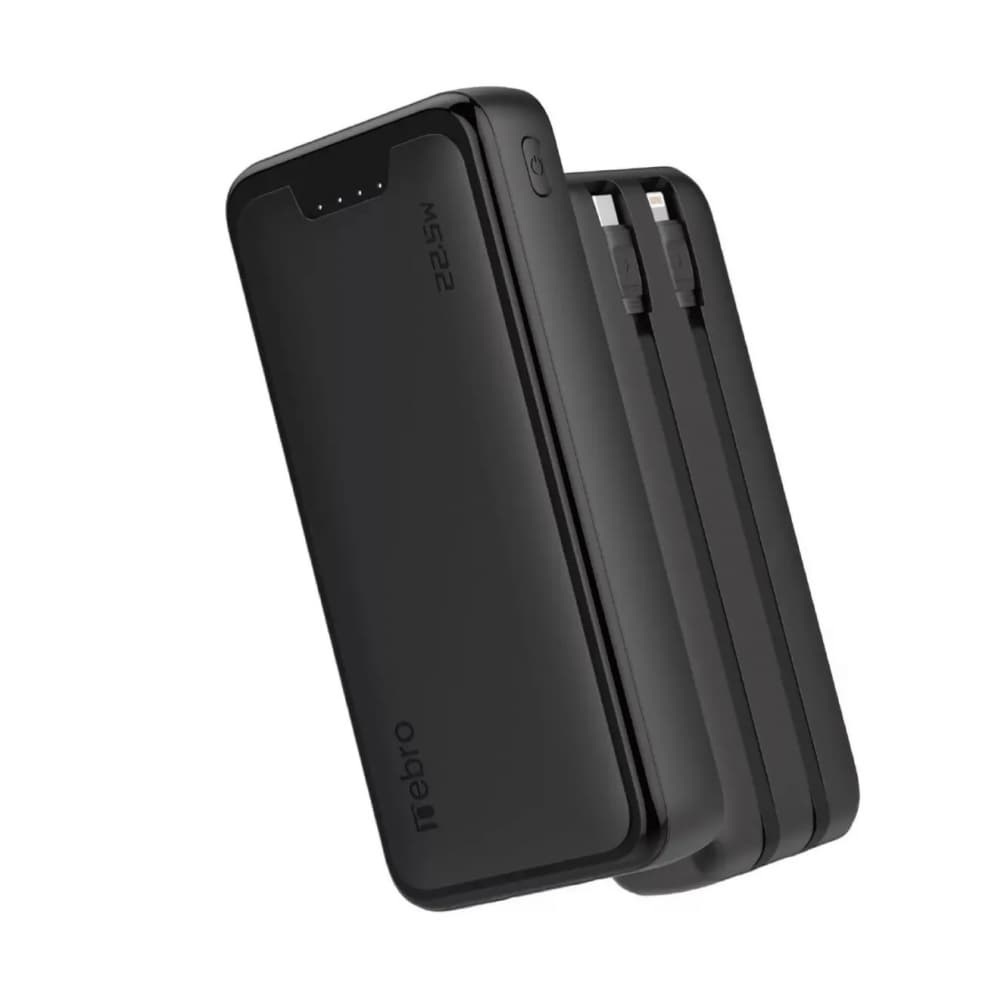 Batería portátil de carga rápida de 20000 mAh color negro Nebro WB-022 - Imagen 1