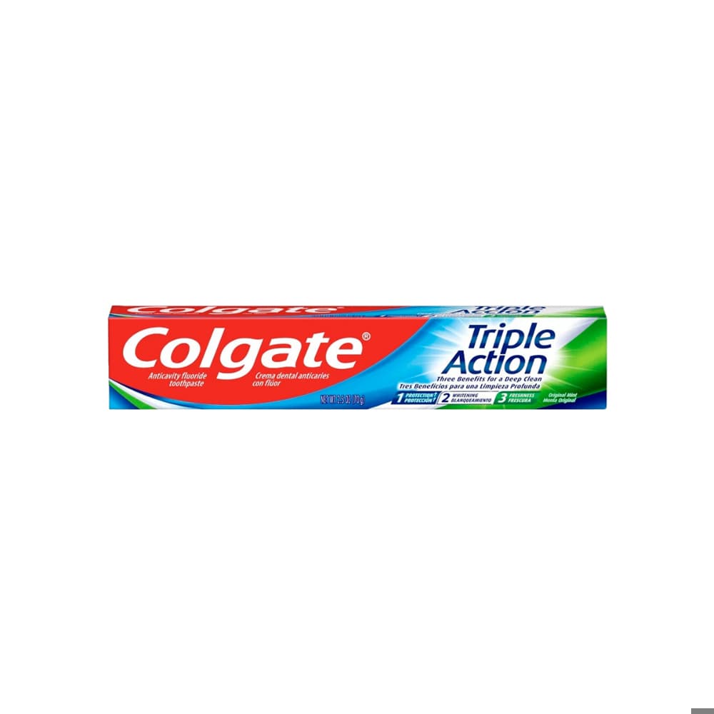 Pasta dental triple acción Colgate (70 g / 2.5 oz) - Imagen 1