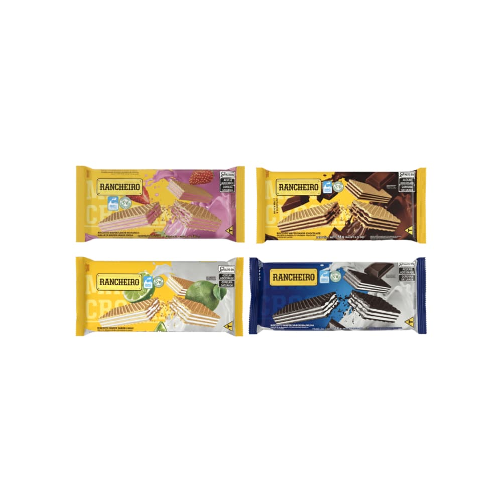 Sorbetos Rancheiro sabor chocolate, fresa, limón y chocolate invertido - Imagen 1