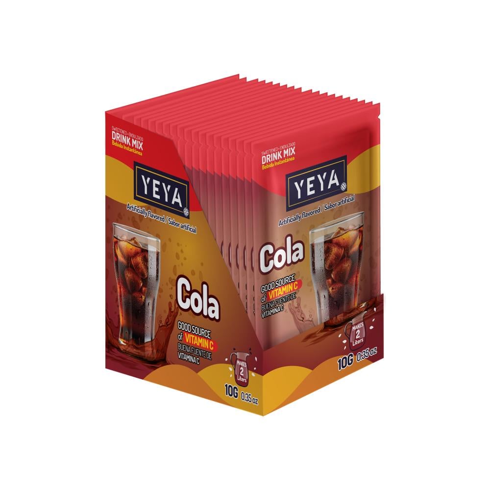 Refresco instantáneo sabor cola YEYA (26 x 10g / 0.3 oz) - Imagen 1