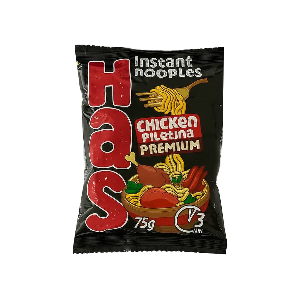 Fideos instantáneos premium de pollo HAS (75 g / 2.64 oz) - Imagen 1