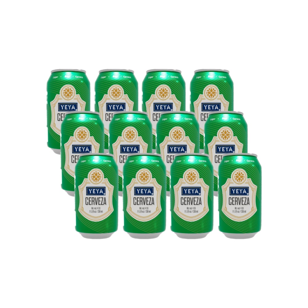 Cerveza YEYA (12 x 330 ml / 11.2 fl oz) - Imagen 1