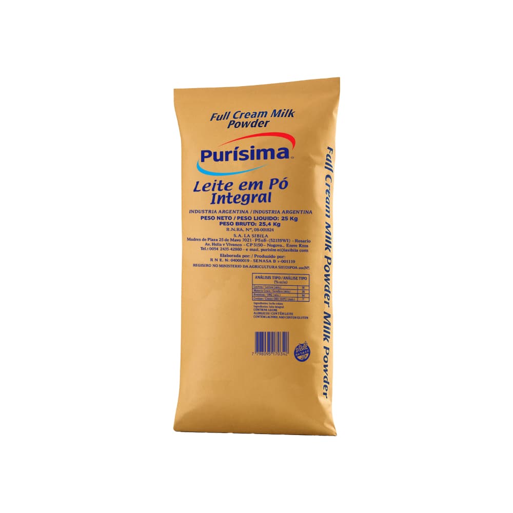 Leche en polvo entera Purísima (25 kg / 55.12 lb) - Imagen 1