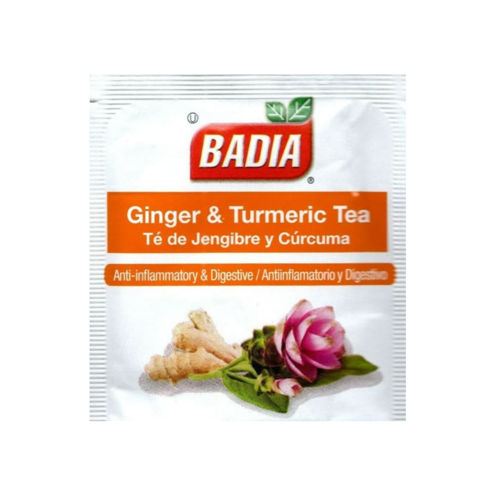 Té de jengibre y cúrcuma Badia (2 g) - Imagen 1