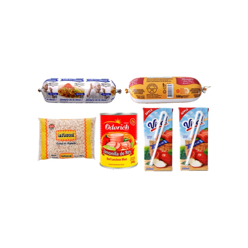 Combo mixto (picadillo, embutido, avena y nectar) - Imagen 1