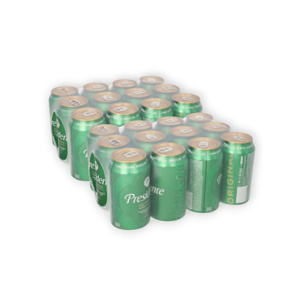 Cerveza de lata Presidente (24 x 355 ml / 12 oz) - Imagen 1