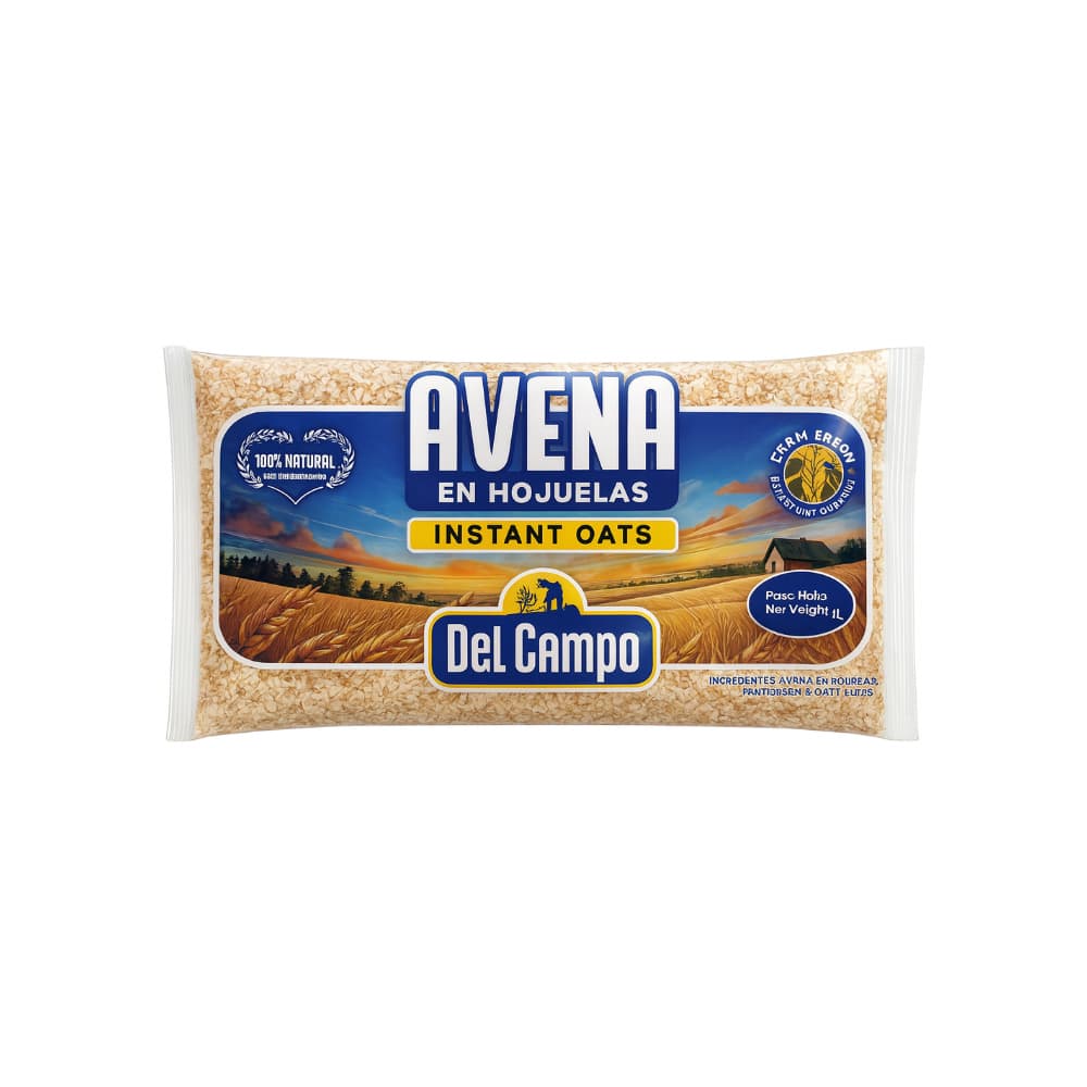 Avena en hojuelas Del Campo (454 g / 1 lb) - Imagen 1