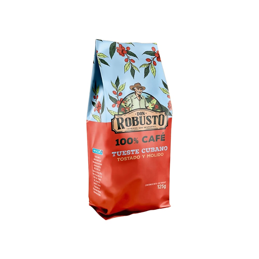 Café tostado y molido Don Robusto (125 g / 4.4 oz) - Imagen 1