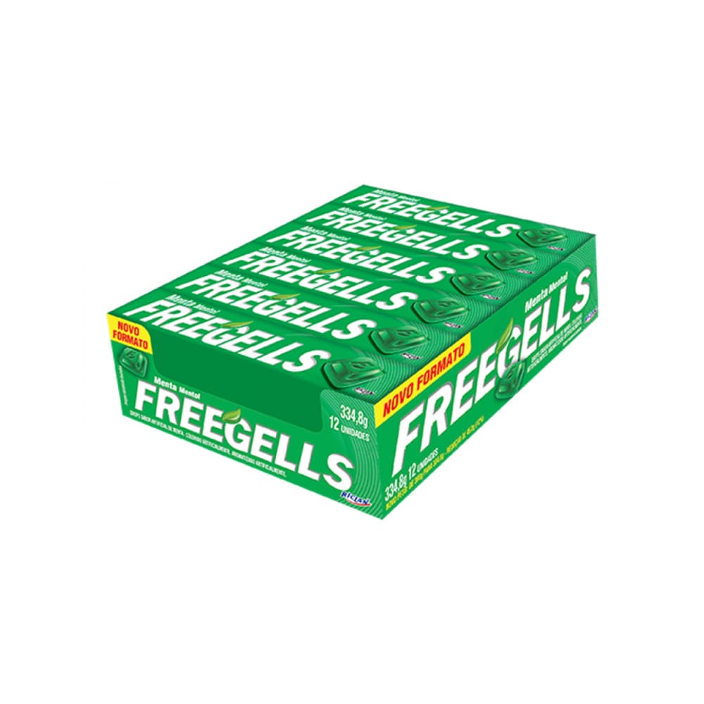 Caramelos duros con mentol Freegells (12 x 27.9 g) - Imagen 1