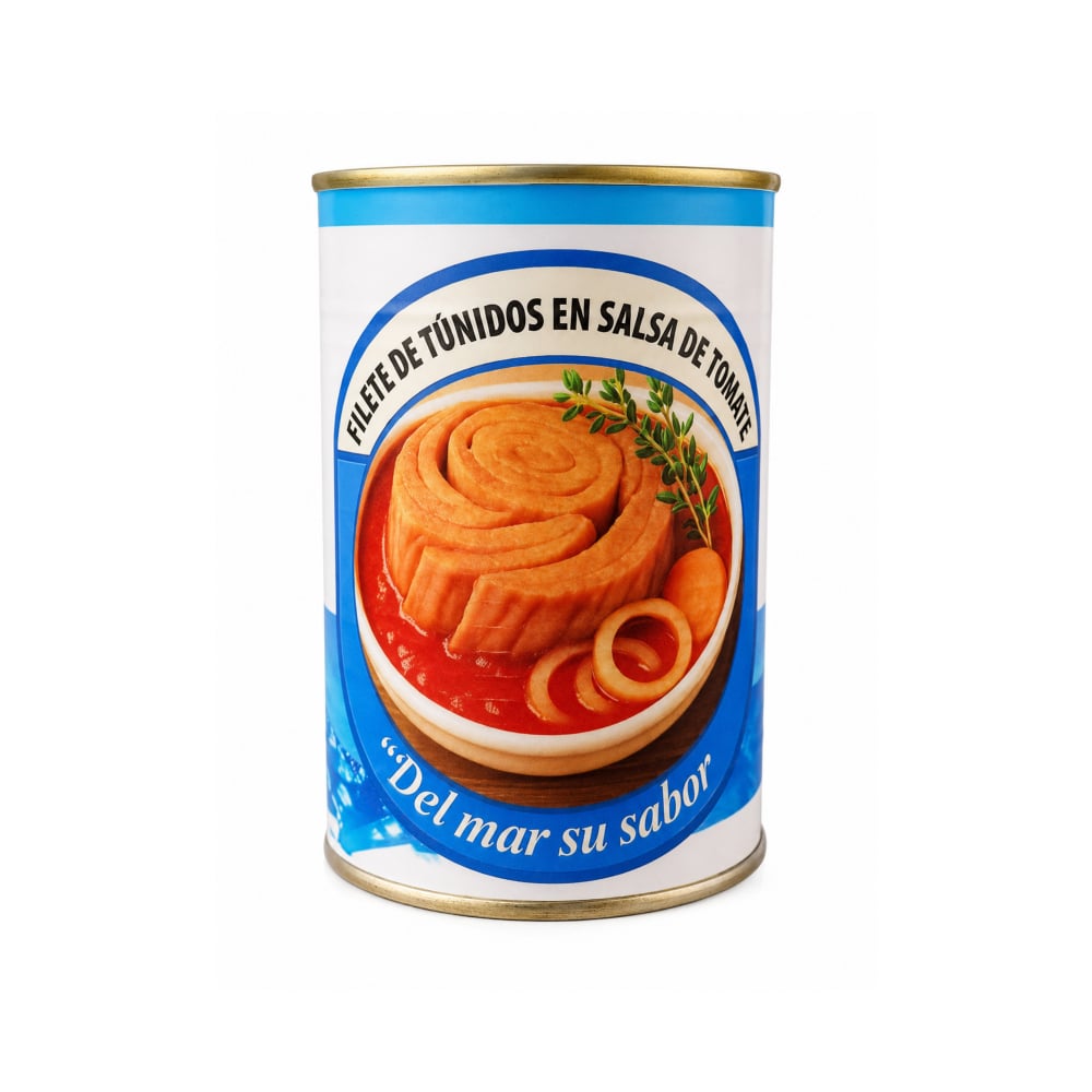 Filete de túnidos en salsa de tomate Valcatá SURL (400 g / 14.11 oz) - Imagen 1