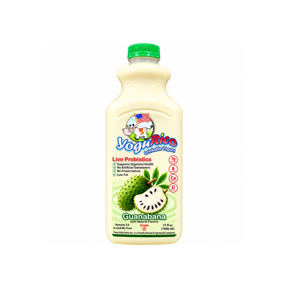 Yogur bebible de guanábana YoguRico (1.69 L) - Imagen 1