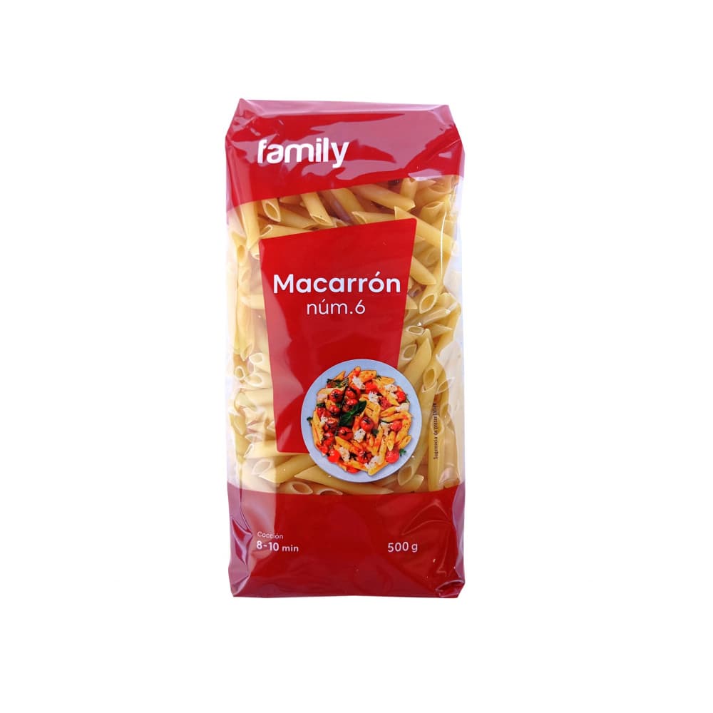 Macarrón no.6 Family (500 g / 1.1 lb) - Imagen 1